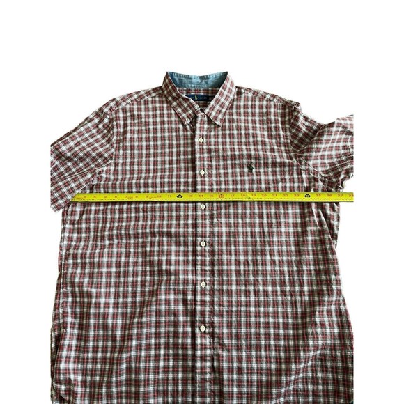 Ralph Lauren Button Shirt Men’s XXL Multicolor Plaid Short Sleeve - Picture 6 of 9